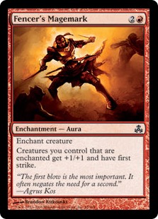 【ENG】【Foil】《剣士の魔法印/Fencer's Magemark》[GPT]