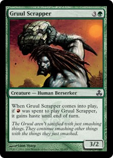 【ENG】【Foil】《グルールの潰し屋/Gruul Scrapper》[GPT]