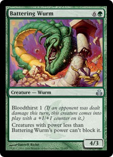 【ENG】【Foil】《乱打するワーム/Battering Wurm》[GPT]