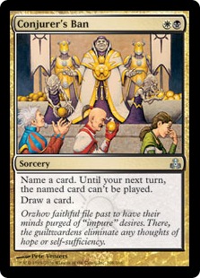 【ENG】【Foil】《妖術師の封印/Conjurer's Ban》[GPT]