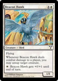 【ENG】【Foil】《標の鷹/Beacon Hawk》[DIS]