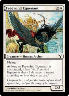 【ENG】【Foil】《自由風の乗馬兵/Freewind Equenaut》[DIS]