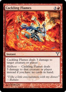【ENG】【Foil】《大笑いの炎/Cackling Flames》[DIS]