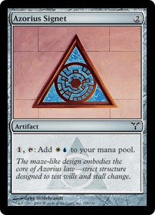【ENG】【Foil】《アゾリウスの印鑑/Azorius Signet》[DIS]