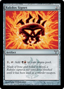 【ENG】【Foil】《ラクドスの印鑑/Rakdos Signet》[DIS]