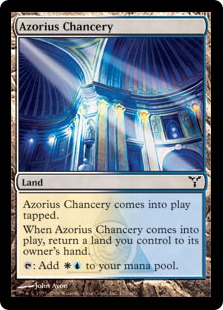 【JPN】【Foil】《アゾリウスの大法官庁/Azorius Chancery》[DIS]