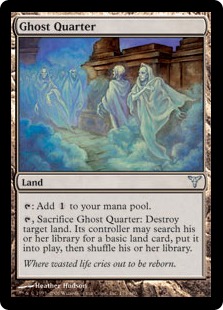 【ENG】【Foil】《幽霊街/Ghost Quarter》[DIS]