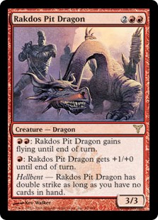 【ENG】《ラクドスの地獄ドラゴン/Rakdos Pit Dragon》[DIS]