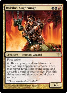 【ENG】《ラクドスの穴開け魔道士/Rakdos Augermage》[DIS]
