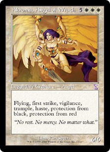 【ENG】【Foil】■旧枠■《怒りの天使アクローマ/Akroma, Angel of Wrath》[TSB]