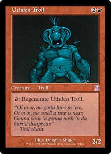 【ENG】【Foil】■旧枠■《ウスデン・トロール/Uthden Troll》[TSB]