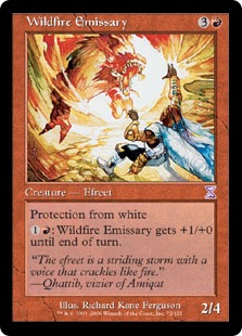 【ENG】【Foil】■旧枠■《ワイルドファイアの密使/Wildfire Emissary》[TSB]