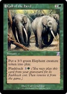 【ENG】【Foil】■旧枠■《獣群の呼び声/Call of the Herd》[TSB]