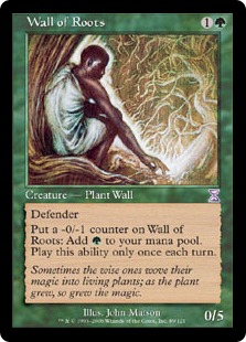 【ENG】【Foil】■旧枠■《根の壁/Wall of Roots》[TSB]