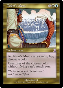 【ENG】【Foil】■旧枠■《テフェリーの濠/Teferi's Moat》[TSB]