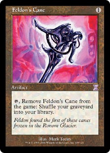 【ENG】【Foil】■旧枠■《フェルドンの杖/Feldon's Cane》[TSB]