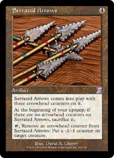 【ENG】【Foil】■旧枠■《鋸刃の矢/Serrated Arrows》[TSB]