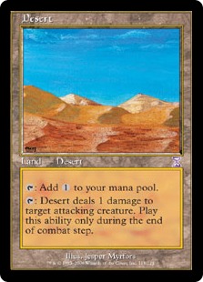 【ENG】【Foil】■旧枠■《砂漠/Desert》[TSB]