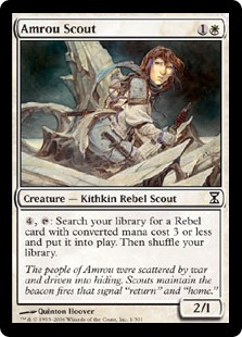 【ENG】【Foil】《アムローの偵察兵/Amrou Scout》[TSP]
