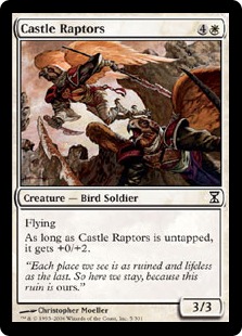 【ENG】【Foil】《城の猛禽/Castle Raptors》[TSP]