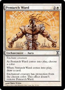 【ENG】【Foil】《五制術の護法印/Pentarch Ward》[TSP]