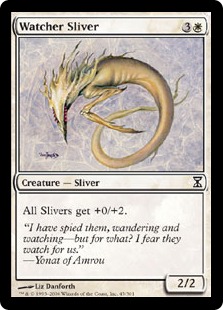 【ENG】【Foil】《監視スリヴァー/Watcher Sliver》[TSP]