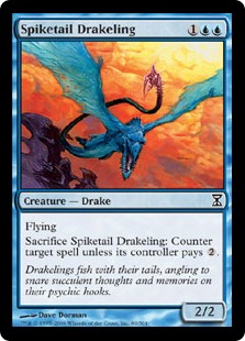 【ENG】【Foil】《トゲ尾の仔ドレイク/Spiketail Drakeling》[TSP]