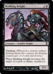 【ENG】【Foil】《卑屈な騎士/Skulking Knight》[TSP]
