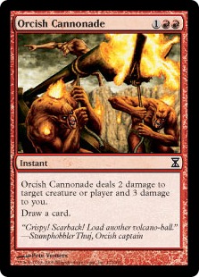 【ENG】【Foil】《オークの連続砲撃/Orcish Cannonade》[TSP]
