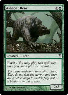 【ENG】【Foil】《灰毛皮の熊/Ashcoat Bear》[TSP]