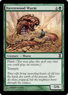 【ENG】【Foil】《ヘイヴンウッドのワーム/Havenwood Wurm》[TSP]
