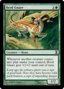 【ENG】【Foil】《獣群のナール/Herd Gnarr》[TSP]