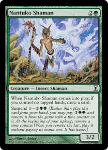 【ENG】【Foil】《ナントゥーコのシャーマン/Nantuko Shaman》[TSP]