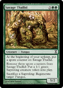 【ENG】【Foil】《凶暴なサリッド/Savage Thallid》[TSP]