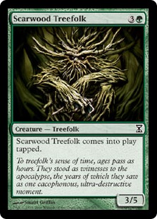 【ENG】【Foil】《スカーウッドのツリーフォーク/Scarwood Treefolk》[TSP]