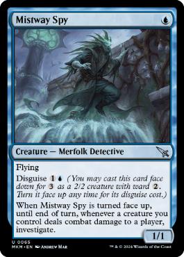 【ENG】【Foil】《霧水路のスパイ/Mistway Spy》[MKM]