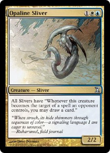 【ENG】【Foil】《乳白スリヴァー/Opaline Sliver》[TSP]