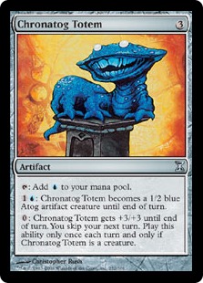 【ENG】【Foil】《時エイトグのトーテム像/Chronatog Totem》[TSP]