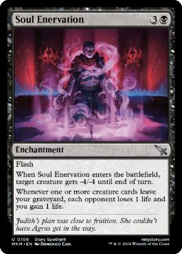 【ENG】【Foil】《魂の弱体化/Soul Enervation》[MKM]