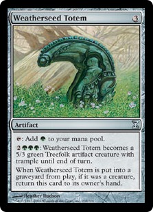 【ENG】【Foil】《ウェザーシードのトーテム像/Weatherseed Totem》[TSP]