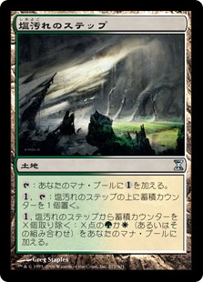 【JPN】【Foil】《塩汚れのステップ/Saltcrusted Steppe》[TSP]