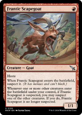 【ENG】【Foil】《狂乱逃走する山羊/Frantic Scapegoat》[MKM]