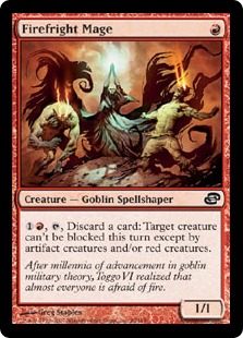 【ENG】【Foil】《恐火魔道士/Firefright Mage》[PLC]