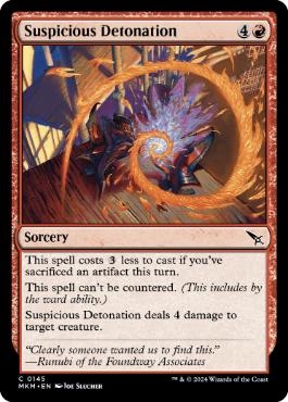 【ENG】【Foil】《疑惑の爆発/Suspicious Detonation》[MKM]