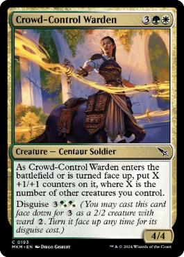 【ENG】【Foil】《群衆操りの管理人/Crowd-Control Warden》[MKM]