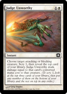 【ENG】【Foil】《卑しめる裁き/Judge Unworthy》[FUT]