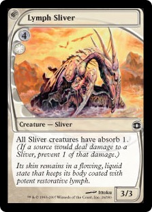 【ENG】【Foil】《血清スリヴァー/Lymph Sliver》[FUT]