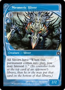【ENG】【Foil】《催眠スリヴァー/Mesmeric Sliver》[FUT]
