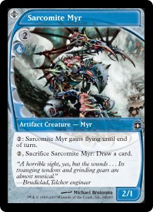 【ENG】【Foil】《サルコマイトのマイア/Sarcomite Myr》[FUT]