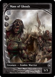 【ENG】【Foil】《グールの大群/Mass of Ghouls》[FUT]